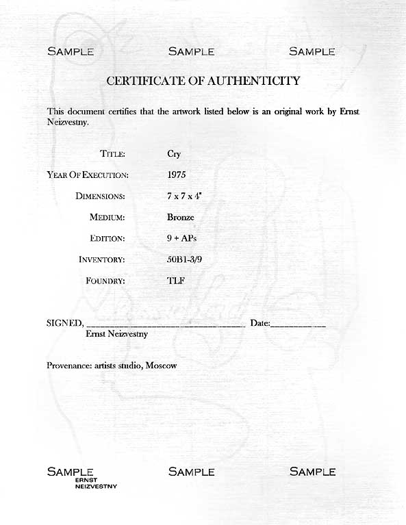Sample Certificat
